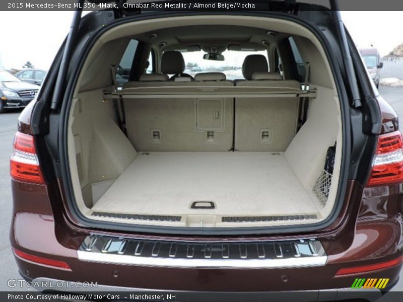 Cinnabar Red Metallic / Almond Beige/Mocha 2015 Mercedes-Benz ML 350 4Matic