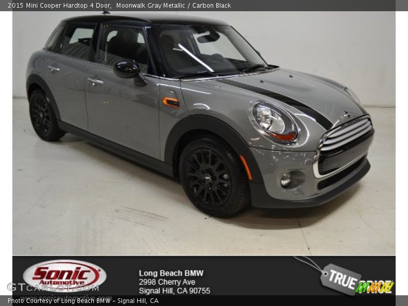 Moonwalk Gray Metallic / Carbon Black 2015 Mini Cooper Hardtop 4 Door