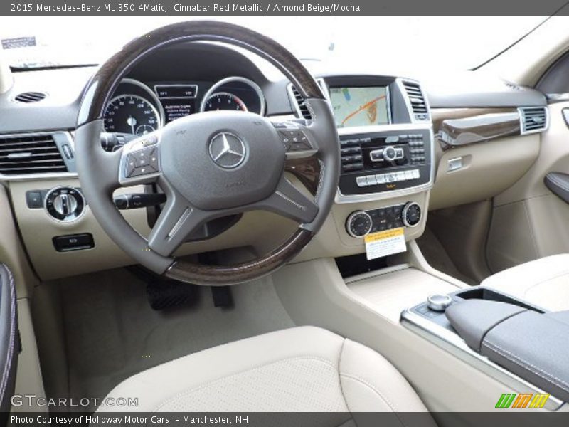 Cinnabar Red Metallic / Almond Beige/Mocha 2015 Mercedes-Benz ML 350 4Matic