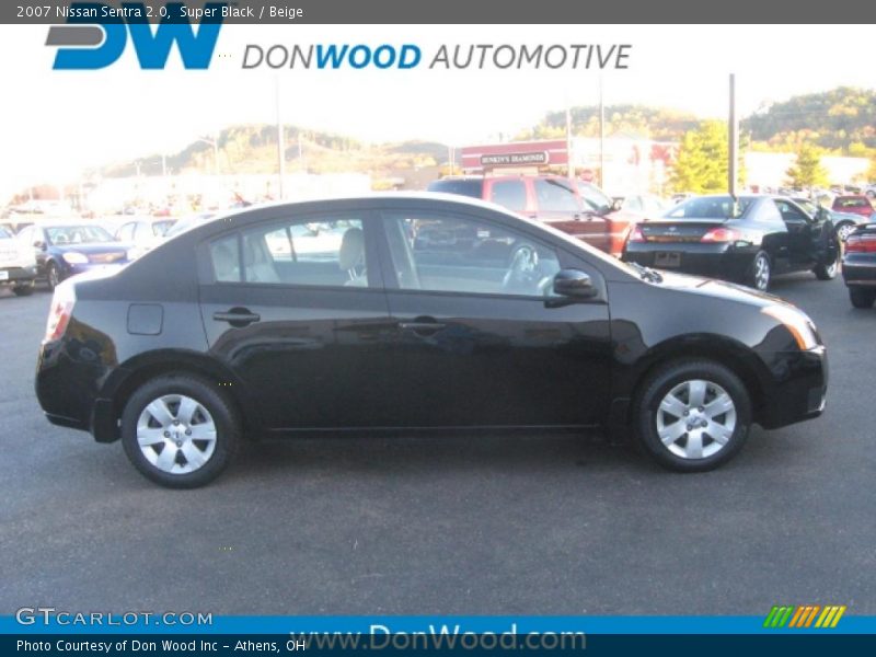 Super Black / Beige 2007 Nissan Sentra 2.0