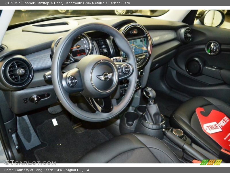 Moonwalk Gray Metallic / Carbon Black 2015 Mini Cooper Hardtop 4 Door