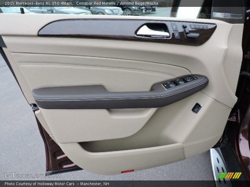 Cinnabar Red Metallic / Almond Beige/Mocha 2015 Mercedes-Benz ML 350 4Matic