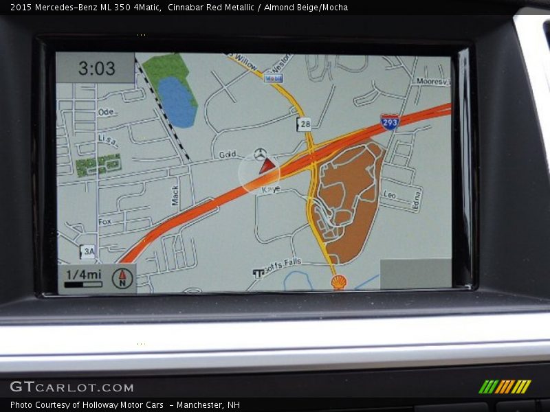Cinnabar Red Metallic / Almond Beige/Mocha 2015 Mercedes-Benz ML 350 4Matic