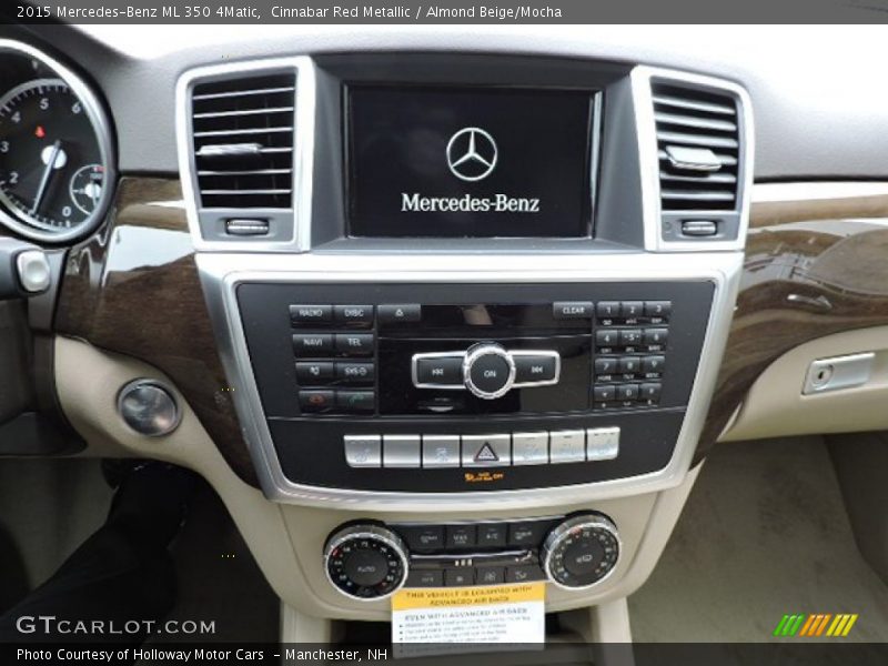 Cinnabar Red Metallic / Almond Beige/Mocha 2015 Mercedes-Benz ML 350 4Matic