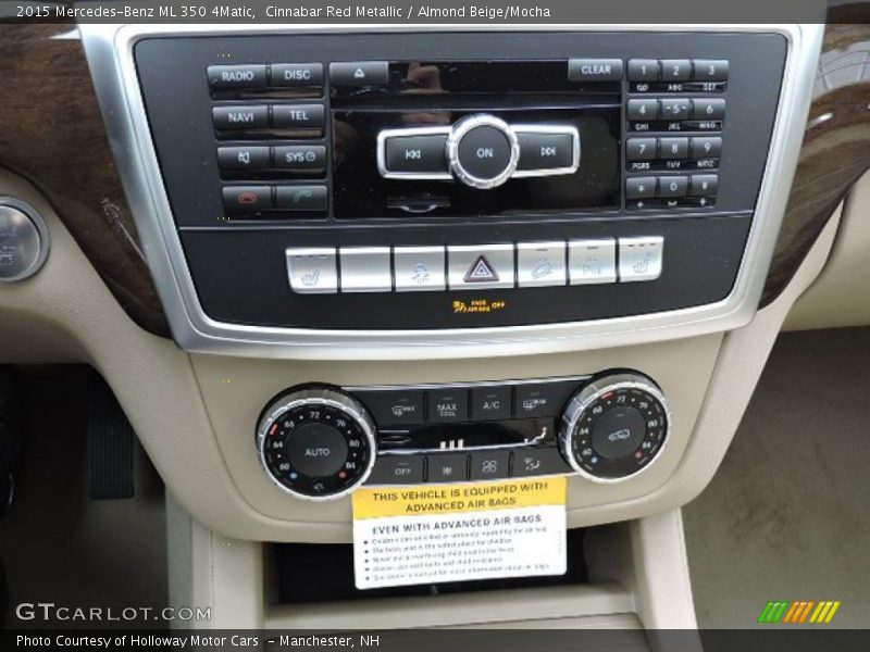 Cinnabar Red Metallic / Almond Beige/Mocha 2015 Mercedes-Benz ML 350 4Matic