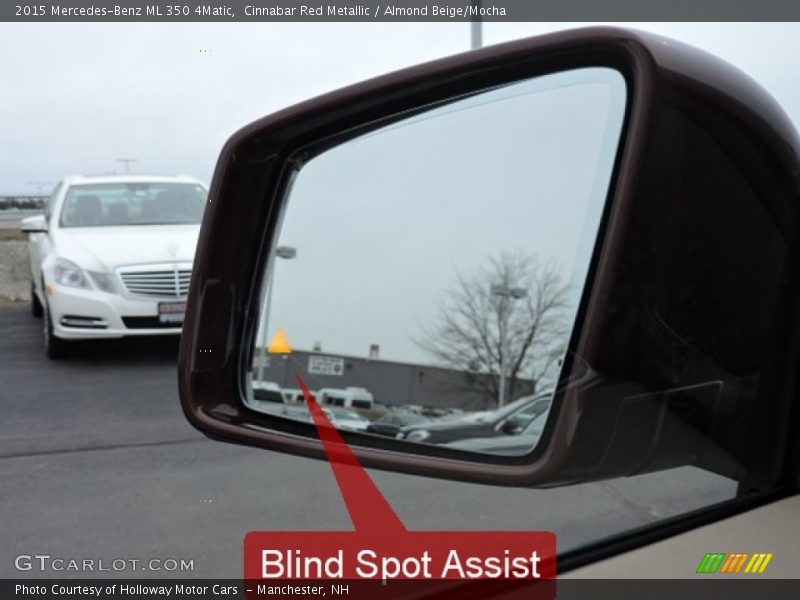 Cinnabar Red Metallic / Almond Beige/Mocha 2015 Mercedes-Benz ML 350 4Matic