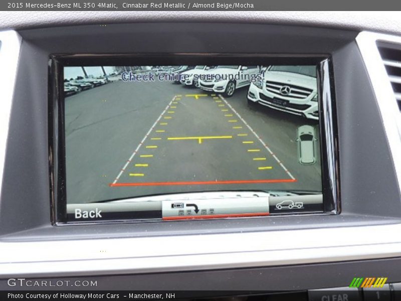 Cinnabar Red Metallic / Almond Beige/Mocha 2015 Mercedes-Benz ML 350 4Matic
