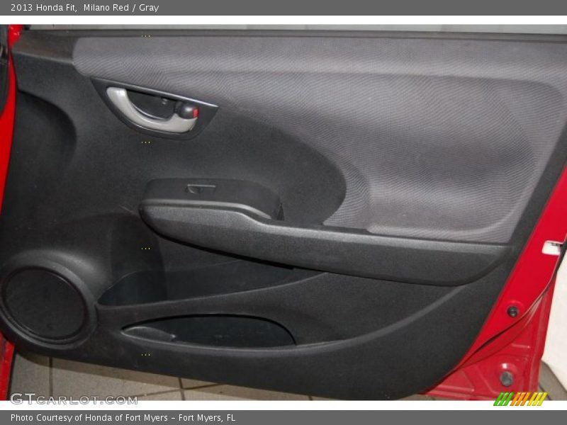 Milano Red / Gray 2013 Honda Fit