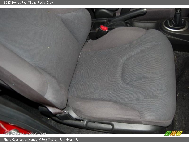 Milano Red / Gray 2013 Honda Fit