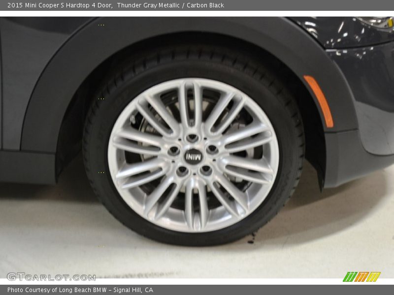 Thunder Gray Metallic / Carbon Black 2015 Mini Cooper S Hardtop 4 Door