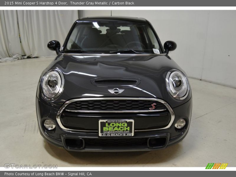 Thunder Gray Metallic / Carbon Black 2015 Mini Cooper S Hardtop 4 Door
