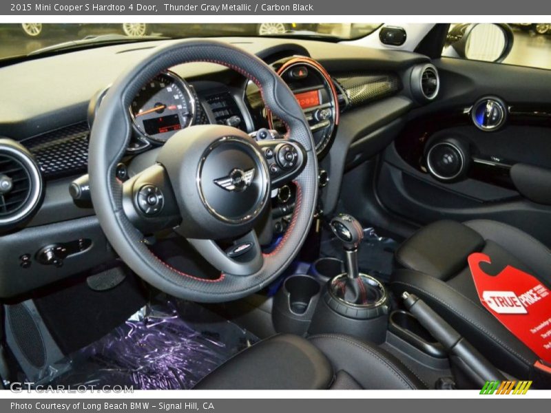 Thunder Gray Metallic / Carbon Black 2015 Mini Cooper S Hardtop 4 Door