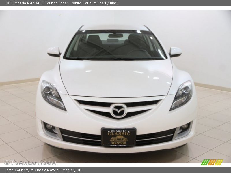 White Platinum Pearl / Black 2012 Mazda MAZDA6 i Touring Sedan