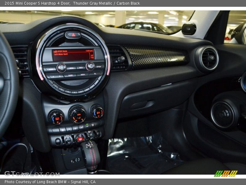Thunder Gray Metallic / Carbon Black 2015 Mini Cooper S Hardtop 4 Door
