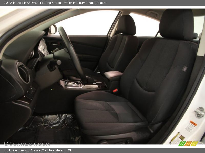 White Platinum Pearl / Black 2012 Mazda MAZDA6 i Touring Sedan