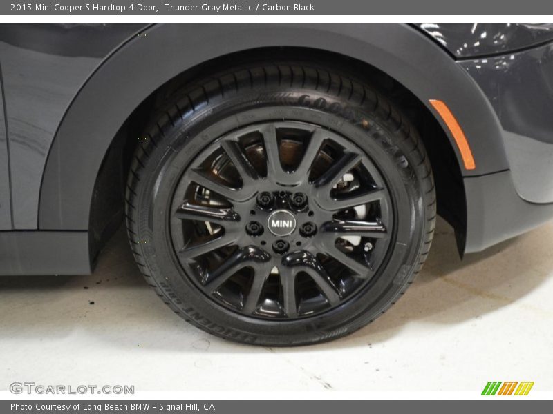 Thunder Gray Metallic / Carbon Black 2015 Mini Cooper S Hardtop 4 Door