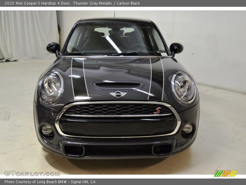 Thunder Gray Metallic / Carbon Black 2015 Mini Cooper S Hardtop 4 Door