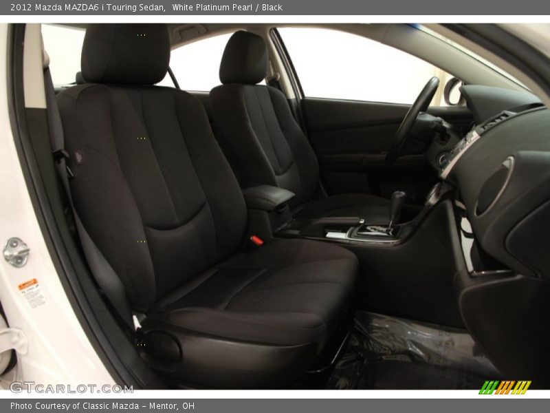 White Platinum Pearl / Black 2012 Mazda MAZDA6 i Touring Sedan