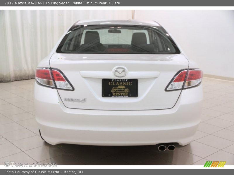White Platinum Pearl / Black 2012 Mazda MAZDA6 i Touring Sedan