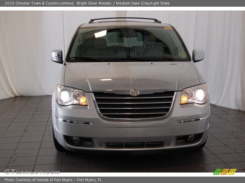 Bright Silver Metallic / Medium Slate Gray/Light Shale 2010 Chrysler Town & Country Limited