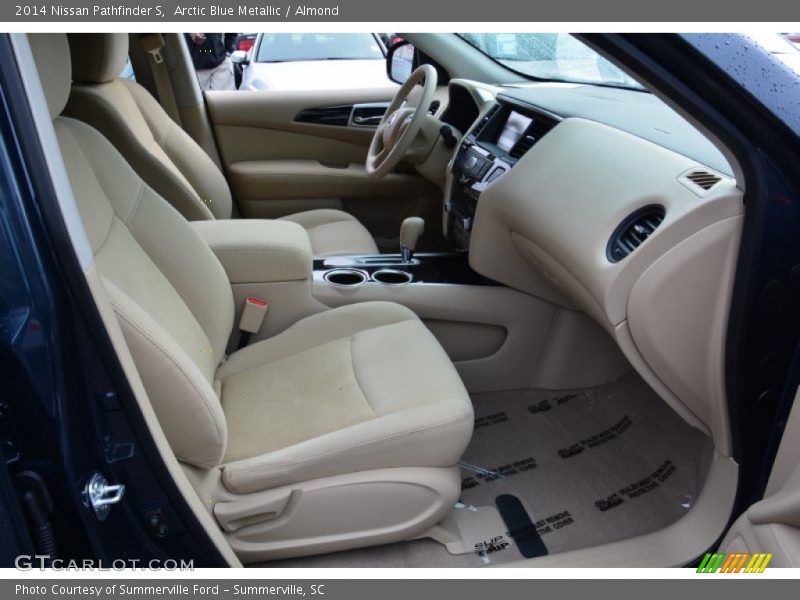 Arctic Blue Metallic / Almond 2014 Nissan Pathfinder S