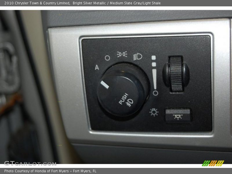 Bright Silver Metallic / Medium Slate Gray/Light Shale 2010 Chrysler Town & Country Limited