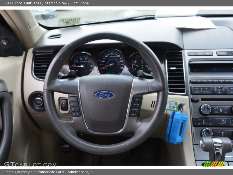 Sterling Grey / Light Stone 2011 Ford Taurus SEL