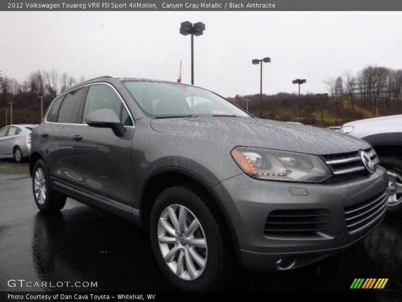 Canyon Gray Metallic / Black Anthracite 2012 Volkswagen Touareg VR6 FSI Sport 4XMotion