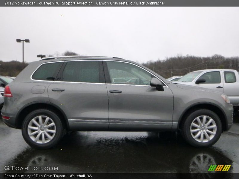 Canyon Gray Metallic / Black Anthracite 2012 Volkswagen Touareg VR6 FSI Sport 4XMotion