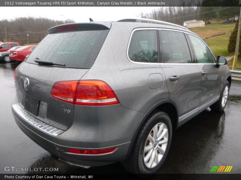 Canyon Gray Metallic / Black Anthracite 2012 Volkswagen Touareg VR6 FSI Sport 4XMotion