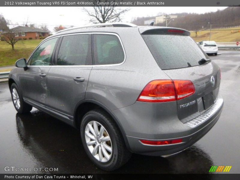 Canyon Gray Metallic / Black Anthracite 2012 Volkswagen Touareg VR6 FSI Sport 4XMotion