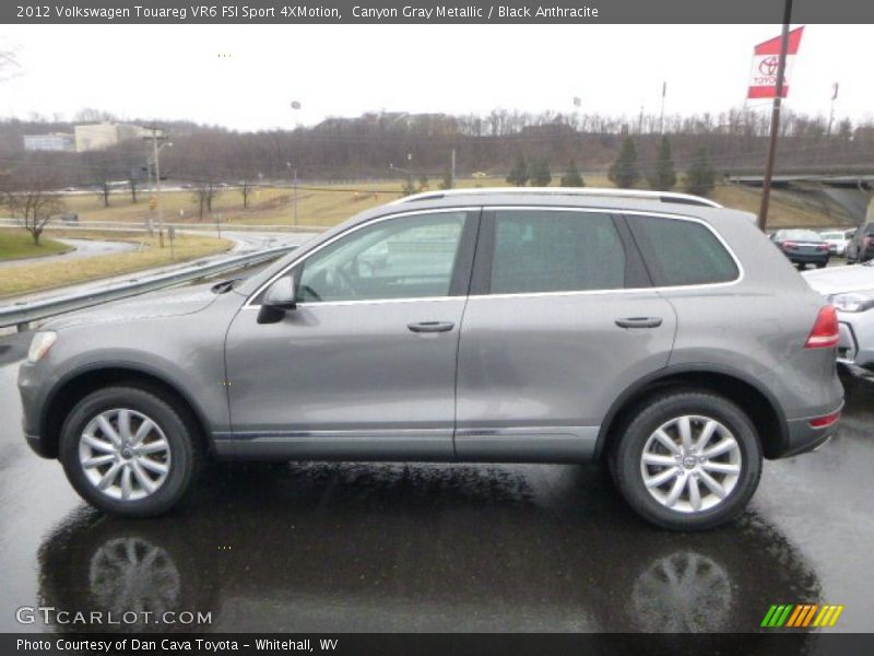 Canyon Gray Metallic / Black Anthracite 2012 Volkswagen Touareg VR6 FSI Sport 4XMotion