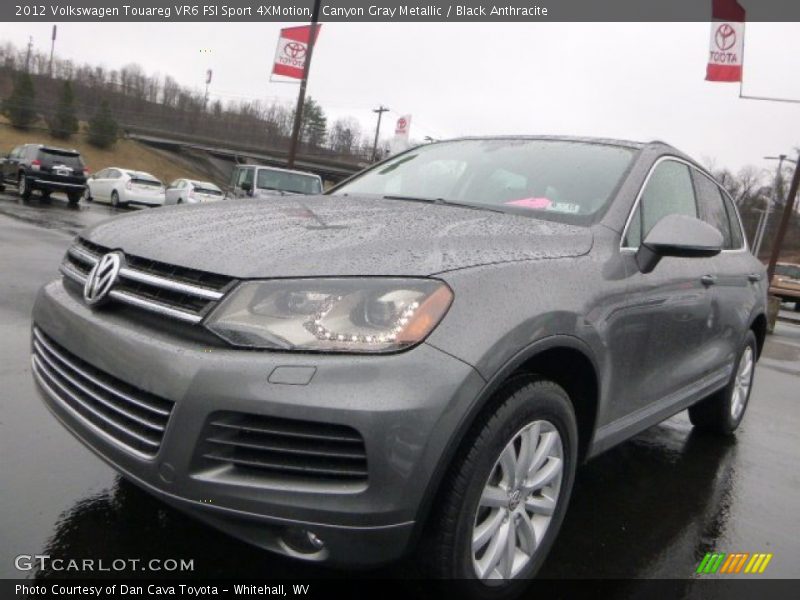 Canyon Gray Metallic / Black Anthracite 2012 Volkswagen Touareg VR6 FSI Sport 4XMotion