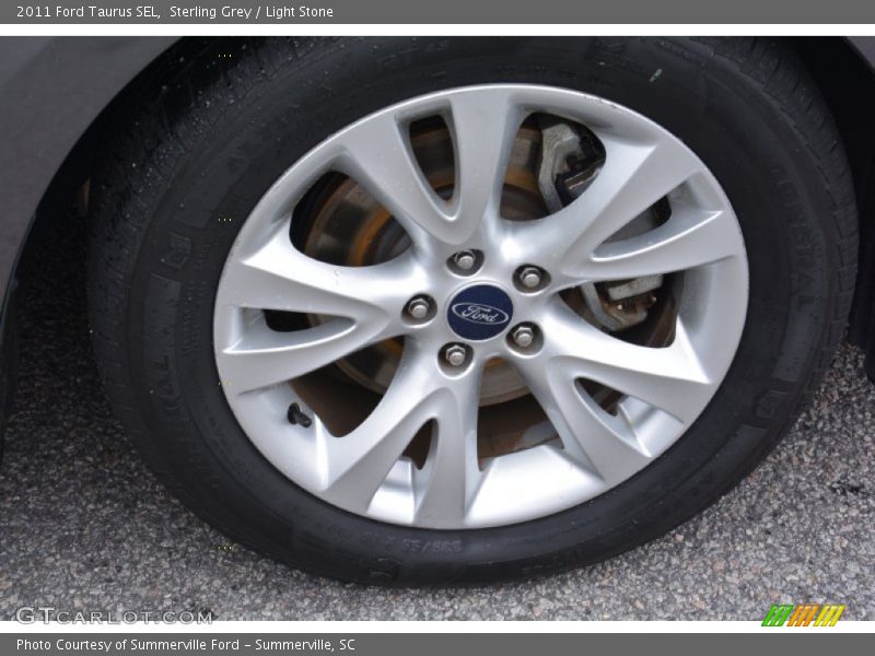 Sterling Grey / Light Stone 2011 Ford Taurus SEL