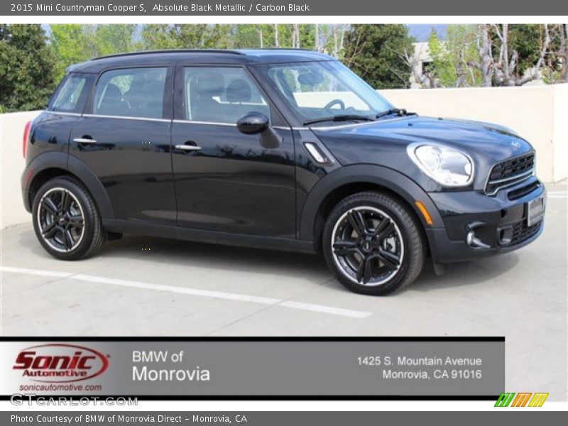 Absolute Black Metallic / Carbon Black 2015 Mini Countryman Cooper S