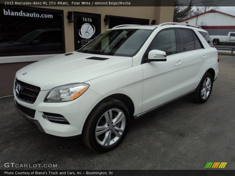 Polar White / Almond Beige/Mocha 2015 Mercedes-Benz ML 350 4Matic