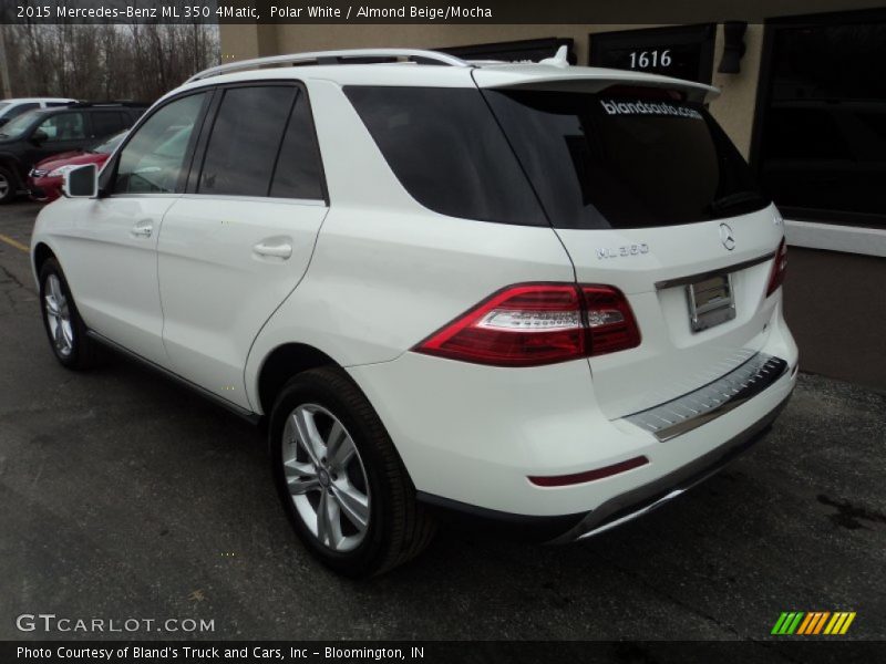 Polar White / Almond Beige/Mocha 2015 Mercedes-Benz ML 350 4Matic