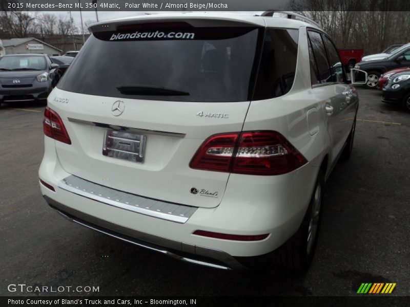 Polar White / Almond Beige/Mocha 2015 Mercedes-Benz ML 350 4Matic