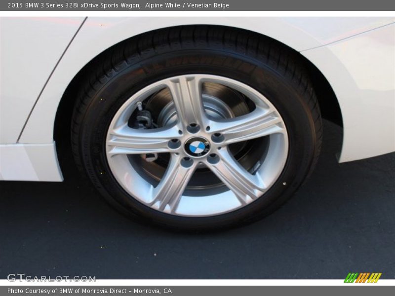 Alpine White / Venetian Beige 2015 BMW 3 Series 328i xDrive Sports Wagon