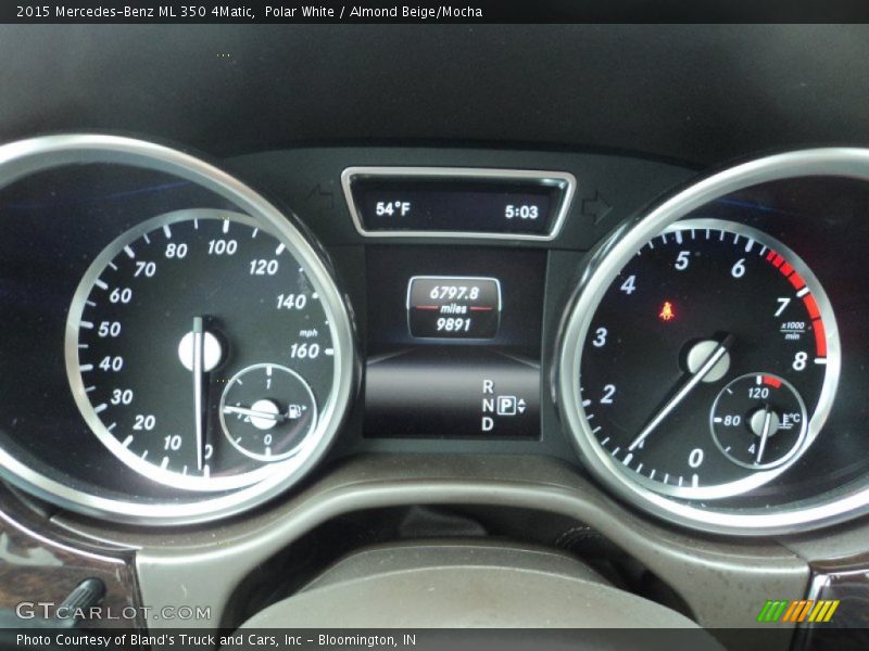 Polar White / Almond Beige/Mocha 2015 Mercedes-Benz ML 350 4Matic