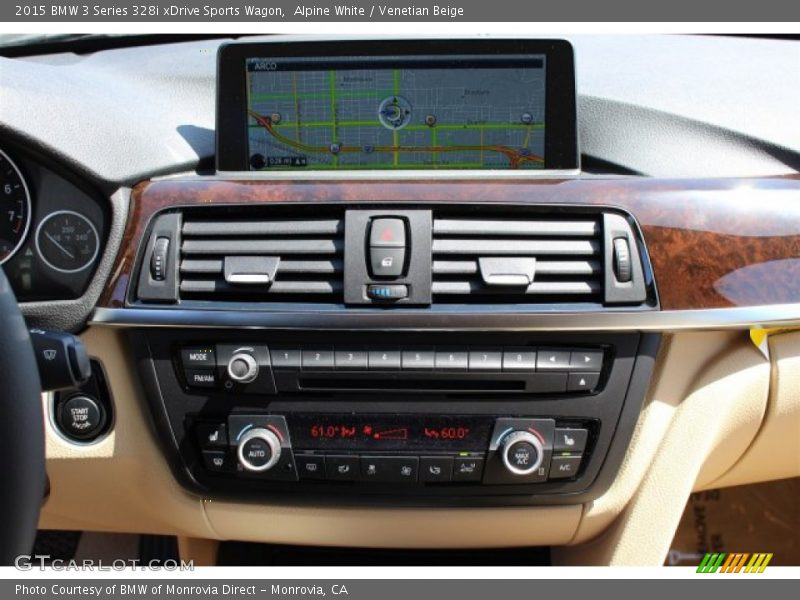 Alpine White / Venetian Beige 2015 BMW 3 Series 328i xDrive Sports Wagon
