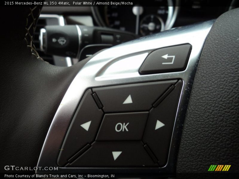 Polar White / Almond Beige/Mocha 2015 Mercedes-Benz ML 350 4Matic