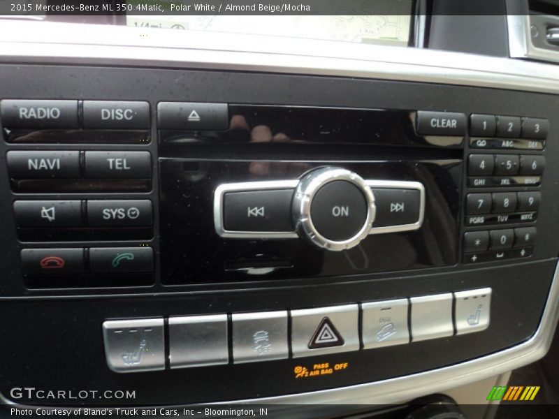 Polar White / Almond Beige/Mocha 2015 Mercedes-Benz ML 350 4Matic