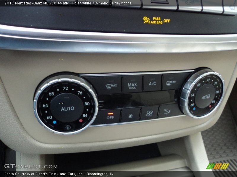 Polar White / Almond Beige/Mocha 2015 Mercedes-Benz ML 350 4Matic