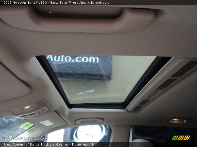 Polar White / Almond Beige/Mocha 2015 Mercedes-Benz ML 350 4Matic