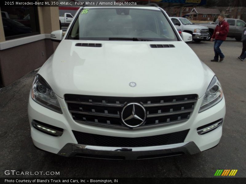 Polar White / Almond Beige/Mocha 2015 Mercedes-Benz ML 350 4Matic