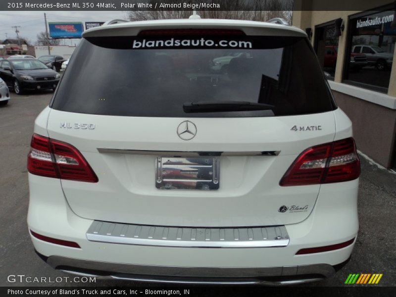 Polar White / Almond Beige/Mocha 2015 Mercedes-Benz ML 350 4Matic