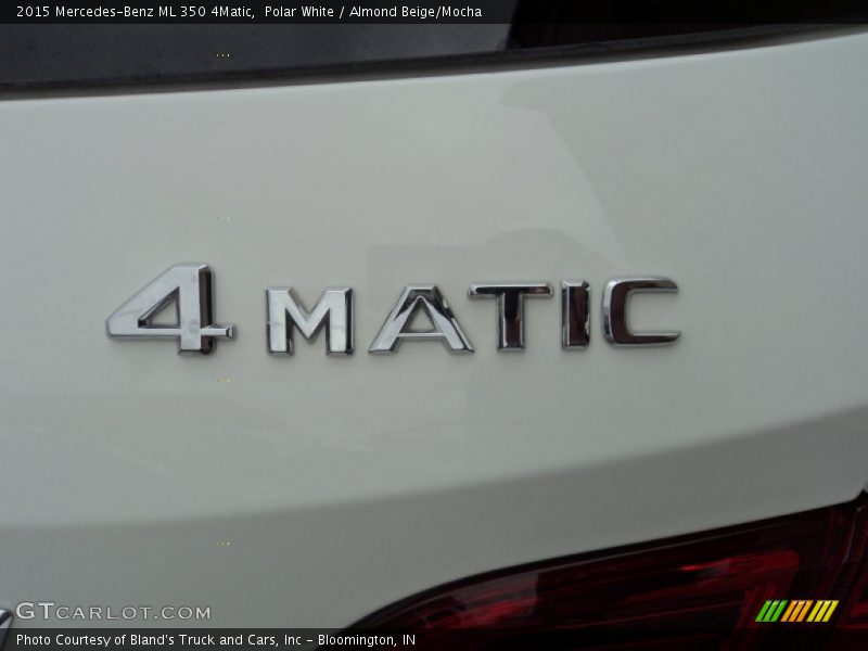 Polar White / Almond Beige/Mocha 2015 Mercedes-Benz ML 350 4Matic