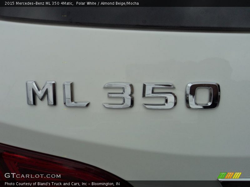 Polar White / Almond Beige/Mocha 2015 Mercedes-Benz ML 350 4Matic