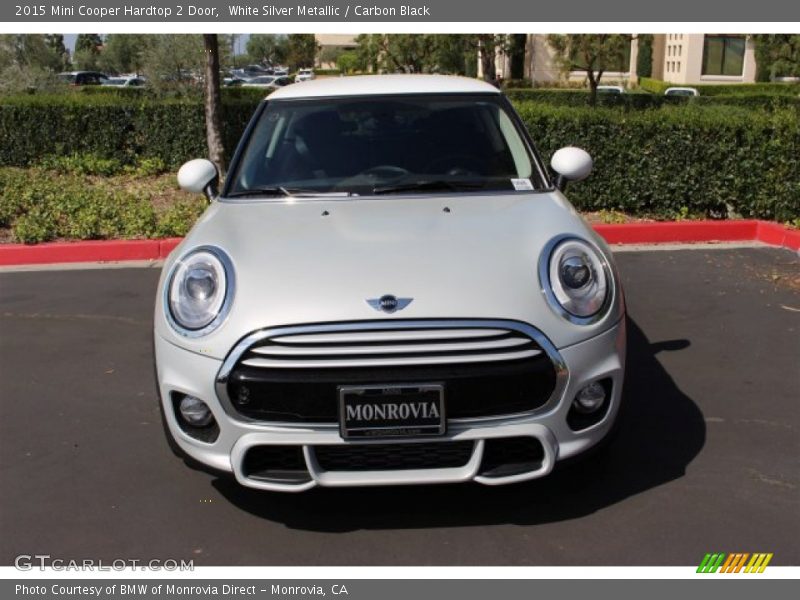 White Silver Metallic / Carbon Black 2015 Mini Cooper Hardtop 2 Door